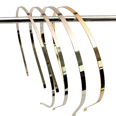 금속 헤어밴드(골드,실버)