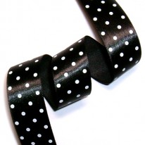 검정/흰색(공단땡땡이)