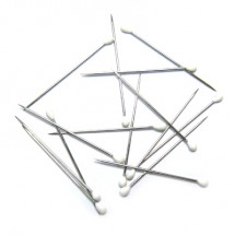 화이트 시침핀(100개가량)