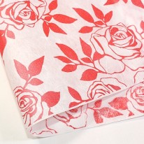 빨강색/펄장미무늬(무늬한지)