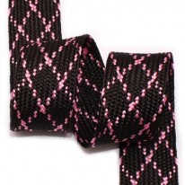 검정/핑크 다이아몬드(자카드)-073