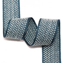 군청/민트 엠보샤넬리본(자카드)-95a