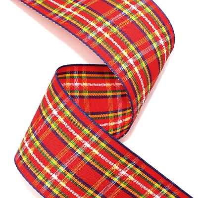 곤색라인/빨강 혼합(체크)