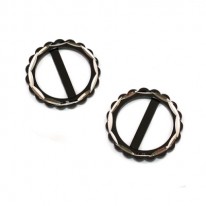 늄버클/검정코팅(금속장식)