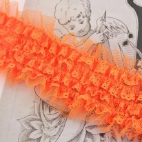 형광오렌지/648 네줄샤링(망사레이스)