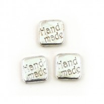 정사각 핸드메이드 데코/실버(금속장식)
