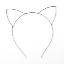 실버/고양이귀 헤어밴드