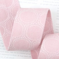 핑크/써클 컬러데님(원단리본)