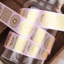 핑크/금박배씨(공단프린트)