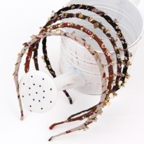 A213 왕관큐빅체인헤어밴드(d.i.y 세트)