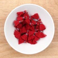 빨강색/미니실타슬