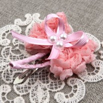 B484 돌돌장미 삼각똑딱핀-한쌍(d.i.y 세트)