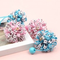 B486 퐁퐁 민들레 머리끈-한쌍(d.i.y 세트)