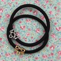 원통고리장식 머리끈