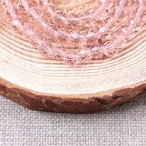 투명핑크색/NO.21(타원크리스탈)-1줄