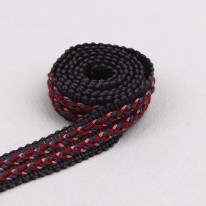 진회색/꽈배기트림(원단리본)