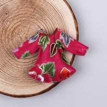 꽃체리색/플라워패턴 비단당의(초음파장식)