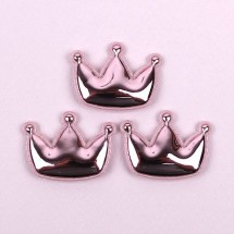 연핑크색/동글왕관(초음파장식)