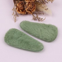 배추색/포근퍼 삼각똑딱핀커버