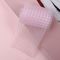 연핑크/직사각펄망사(원단리본)