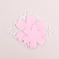 살핑크/둥근카네이션펠트1(원단장식)