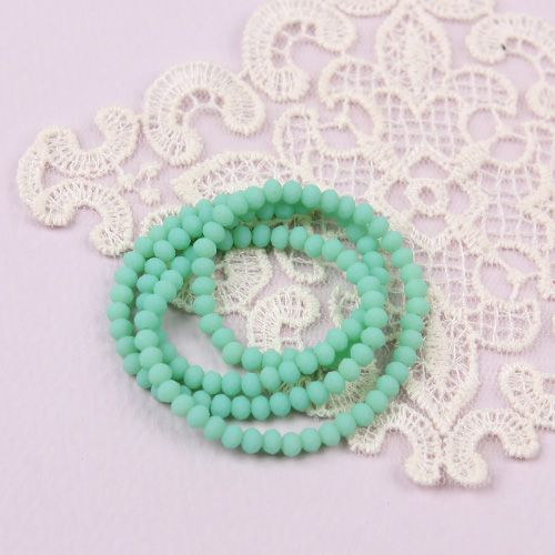 민트색/3mm무광(타원크리스탈)-1줄